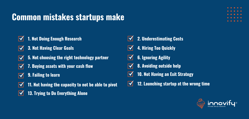 Common mistakes startups make