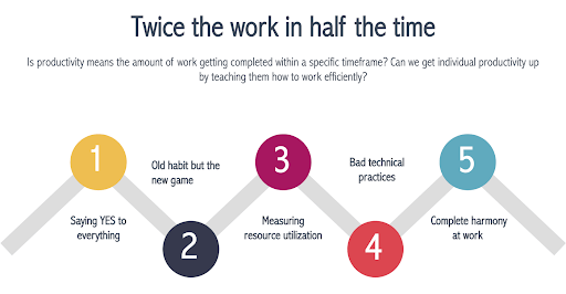 How to work twice in half time
